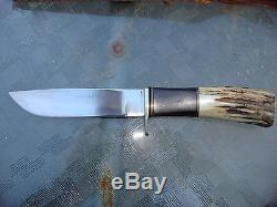 Custom made 1989 Morseth Hunting Knife and Sheath