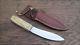 Customized Vintage Russell Green River Carbon Steel/Stag Hunting Skinning Knife