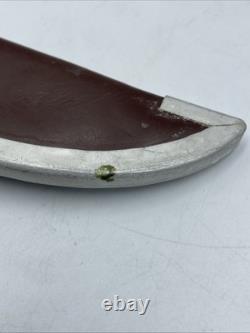Cutco 1069 Serrated Fixed Blade Hunting Knife Leather Sheath Factory Sharpened