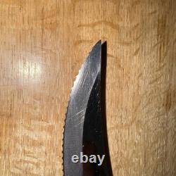 Cutco 1769 JG Hunting Knife With Leather Sheath Vintage! USED ONCE