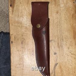 Cutco 1769 JG Hunting Knife With Leather Sheath Vintage! USED ONCE