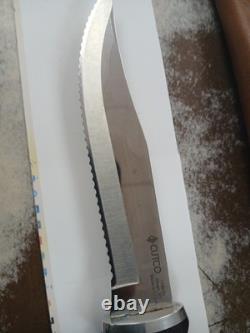 Cutco 1769 Serrated Fixed Blade Knife With Leather Sheath New In Box Hunting Fish