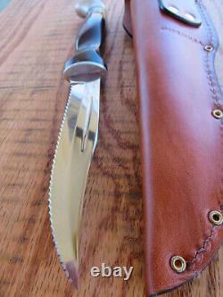 Cutco 1769 Serrated Hunting Knife withsheath Brand New Open Box Never Used