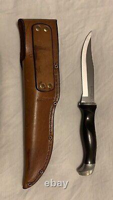 Cutco Hunting Knife Model 1769 & Leather Sheath