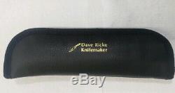 DAVE RICKE Utility, Small Hunting Knife, Custom Fixed Blade Hunter Schrap Sheath