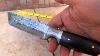 Dkc 524 Tanto Sky Dkc Knives Custom Hand Made Damascus Hunting Pocket Folding Bowie Knife