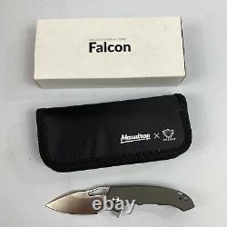 DROP Massdrop x Ferrum Forge Falcon S35VN Folding Knife Titanium Frame Lock