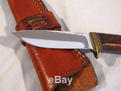 Dwight Towell Custom Made Hunting Knife #81-74 With Sheath