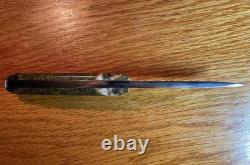 Daniel Valois Stone Handle Fixed Blade Hunter & Stingray Skin Sheath Carbon SS
