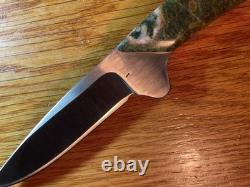 Daniel Valois Stone Handle Fixed Blade Hunter & Stingray Skin Sheath Carbon SS
