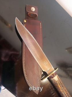 David Annable (Tenn) Rare, Vintage Custom 1 of 1 Bowie Knife. Beautiful Stag