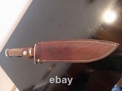 David Annable (Tenn) Rare, Vintage Custom 1 of 1 Bowie Knife. Beautiful Stag