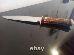 David Annable (Tenn) Rare, Vintage Custom 1 of 1 Bowie Knife. Beautiful Stag