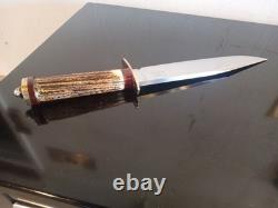 David Annable (Tenn) Rare, Vintage Custom 1 of 1 Bowie Knife. Beautiful Stag