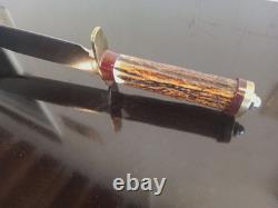 David Annable (Tenn) Rare, Vintage Custom 1 of 1 Bowie Knife. Beautiful Stag