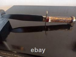 David Annable (Tenn) Rare, Vintage Custom 1 of 1 Bowie Knife. Beautiful Stag