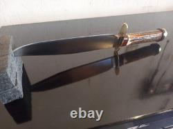 David Annable (Tenn) Rare, Vintage Custom 1 of 1 Bowie Knife. Beautiful Stag