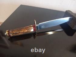 David Annable (Tenn) Rare, Vintage Custom 1 of 1 Bowie Knife. Beautiful Stag