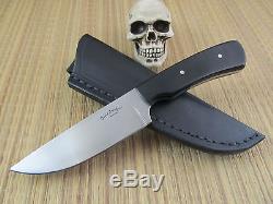 David Crawford Custom Handmade Knives Hunting/EDC 52100 Steel Leather Sheath