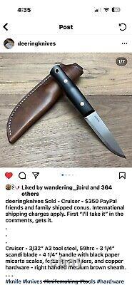 Deering Bushcraft Knife (NOT Adventure Sworn) Model Cruiser #2