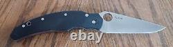 Discontinued Spyderco Opus Folding Knife S30V Full-Flat Grind USED