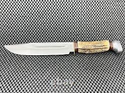 Doppelreh Rostfrei Solingen Germany Stag Fixed Blade Hunting Knife