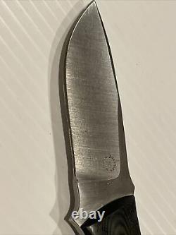 Dozier Custom Fixed Blade Knife D2 Arkansas Made With Sheath