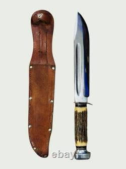 E. C. Solingen L, Germany Made 8 Inch Bladed Bowie Vintage Knife