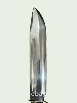 E. C. Solingen L, Germany Made 8 Inch Bladed Bowie Vintage Knife