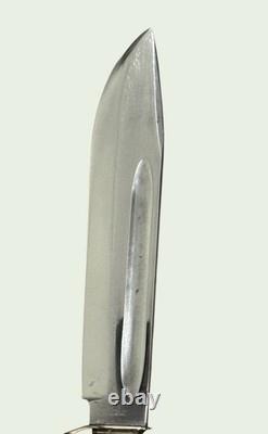 E. C. Solingen L, Germany Made 8 Inch Bladed Bowie Vintage Knife