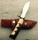 Early Ralph Bone Stag Hande Hunting Knife