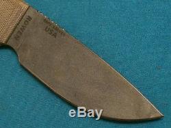 Esee 3 USA Rowen Randall's Survival Knife Knives Hunting Custom Cline Nc Sheath