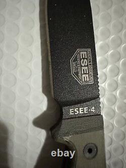 ESEE-4 ROWEN withsheath Fixed Blade Training Fighting Knife Highest Quality