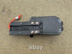 ESEE Knives Expat Cleaver CL1 with Custom Leather Belt MOLLE Sheath USED GOOD