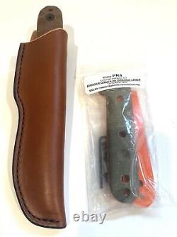 ESEE Knives PR4-BO Camp Lore 4.19 1095 Fixed Blade & TKC Custom Handle Kit