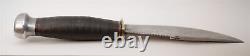 Early 1920's Marbles USA Woodcraft Stacked Leather Hunting Skinning Knife