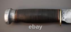 Early 1920's Marbles USA Woodcraft Stacked Leather Hunting Skinning Knife