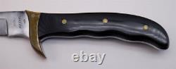 Early 1973-1981 Buck USA Akonua 402 440C Micarta Hunting Skinning Knife & Sheath