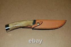 Eddie Bauer Vintage Stag Handle Hunting knife Very Good Condition