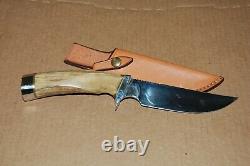 Eddie Bauer Vintage Stag Handle Hunting knife Very Good Condition