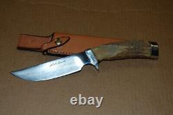 Eddie Bauer Vintage Stag Handle Hunting knife Very Good Condition