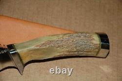 Eddie Bauer Vintage Stag Handle Hunting knife Very Good Condition