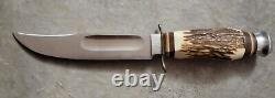 Edge Brand 473 Solingen Germany Blade Stag Hunt Knife Sheath Christmas Gift