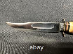 Edge Mark #473 Stag Handle Hunting Knife witho Sheath Unused