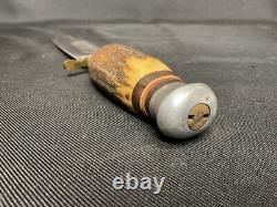 Edge Mark #473 Stag Handle Hunting Knife witho Sheath Unused