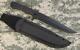 Entrek USA RANGER MKII 440C Fixed Blade Double Edged Knife & Hard Sheath Black