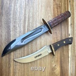Explorer Hunting Knife + J. Nowill Israeli Combat Knife (Both Perfect)