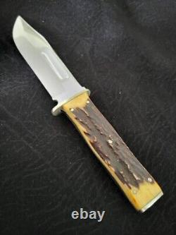 Extremely Rare Case Tested XX 501 Stag Hunting Knife Circa 1930's