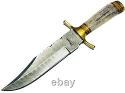 F. Normen Damascus Blade 13 Handmade Bowie Knife Handcrafted USA MADE Knives