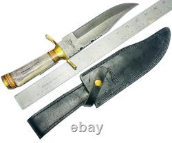 F. Normen Damascus Blade 13 Handmade Bowie Knife Handcrafted USA MADE Knives